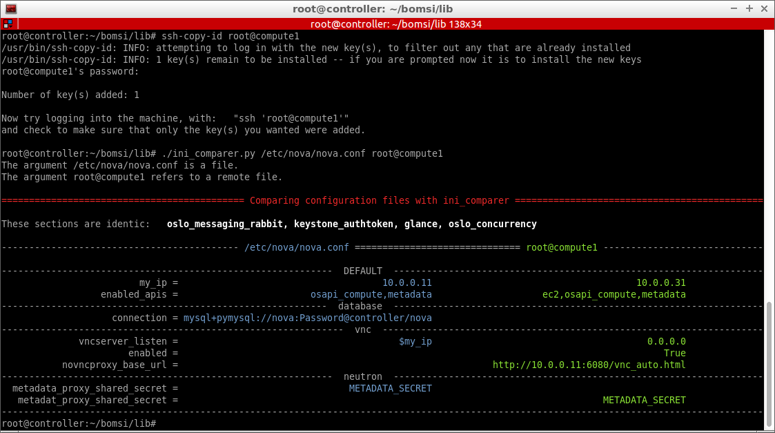 ini_comparer.py is the tool for comparing ini configuration files in a easy and visual way.